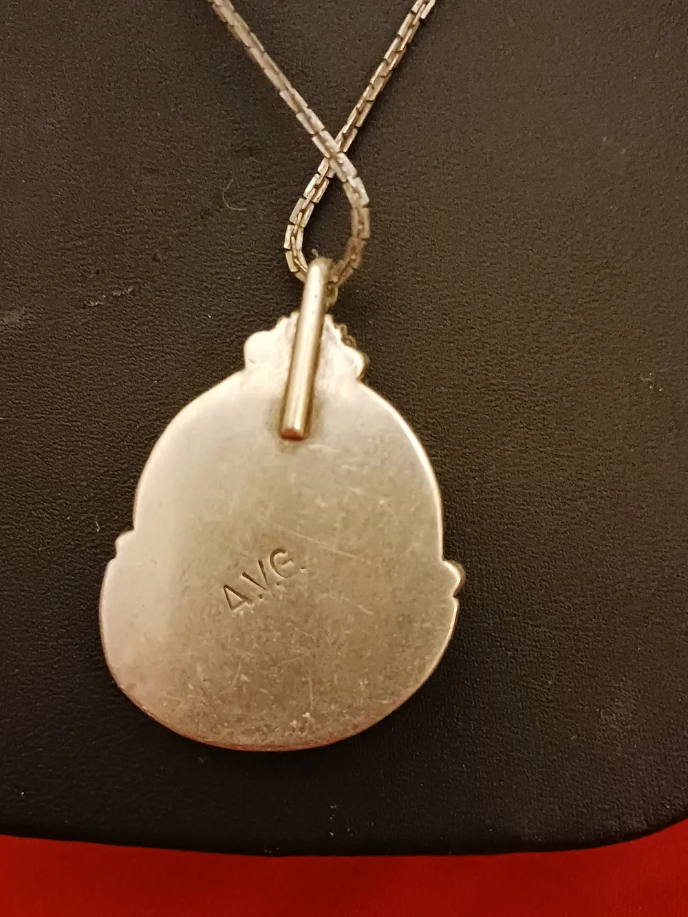 Sterling Silver Turquoise Pendant Necklace - Blue Stone - Picture 3 of 3